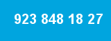 923 848 18 27 923 848 18 27